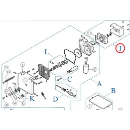 Kompletní držák ramene XBA14/XBA15/XBA5 pro závoru WIDEL (SPWIDE0001A)