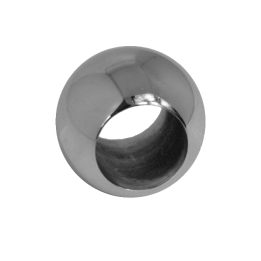 Koule průchozí ø 20 mm na trubku ø 12 mm, leštěná AISI 304