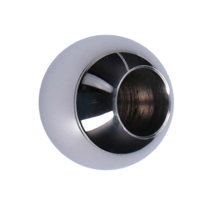 Koule koncová ø 25 mm na trubku ø 12 mm, leštěná AISI 304
