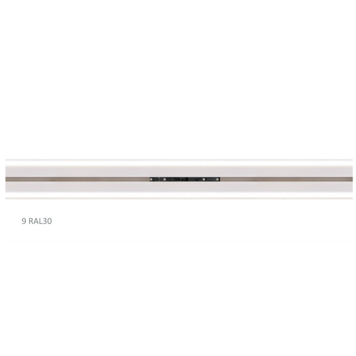 AL vodicí profil RAL9010 k HALO s difuzérem pro LED (SPWIDE0001A)