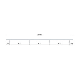 Madlo ø 42.4mm, L-3000mm, leštěná nerez AISI304