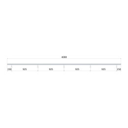 Madlo ø 42.4mm, L-4000mm, leštěná nerez AISI304