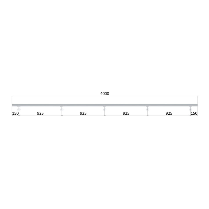 Madlo ø 42.4mm, L-4000mm, leštěná nerez AISI304