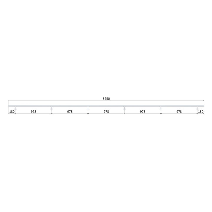 Madlo ø 42.4mm, L-5250mm, leštěná nerez AISI304