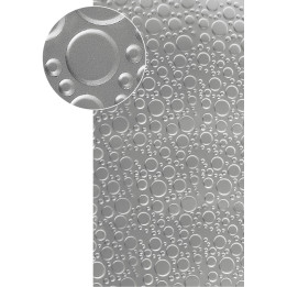 Plech pozinkovaný 2000x1000x1,2 mm - KRUHY, 3D efekt