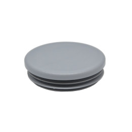 Vnitřní krytka kulatá ø 42,4 mm plastová, šedá