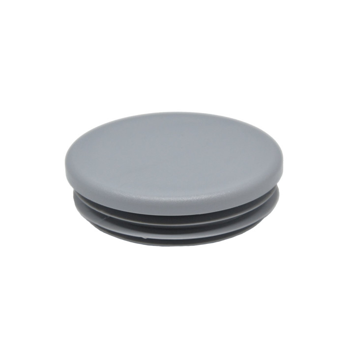 Vnitřní krytka kulatá ø 42,4 mm plastová, šedá