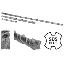 Vrták SDS PLUS čtyřbřitý 12 x 260 mm