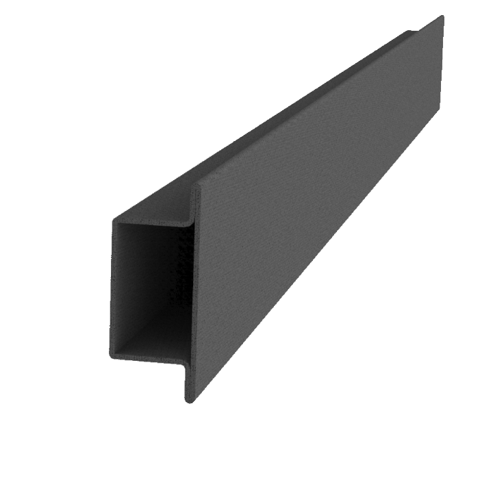 Uzavřený profil T 55 x 34 x 25 x 2 x 6000 mm, S235, hladký