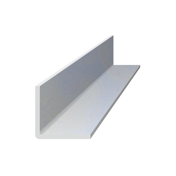 Tyč L 50 x 50 x 4 x 6000 mm, černá S235, rovnoměrná