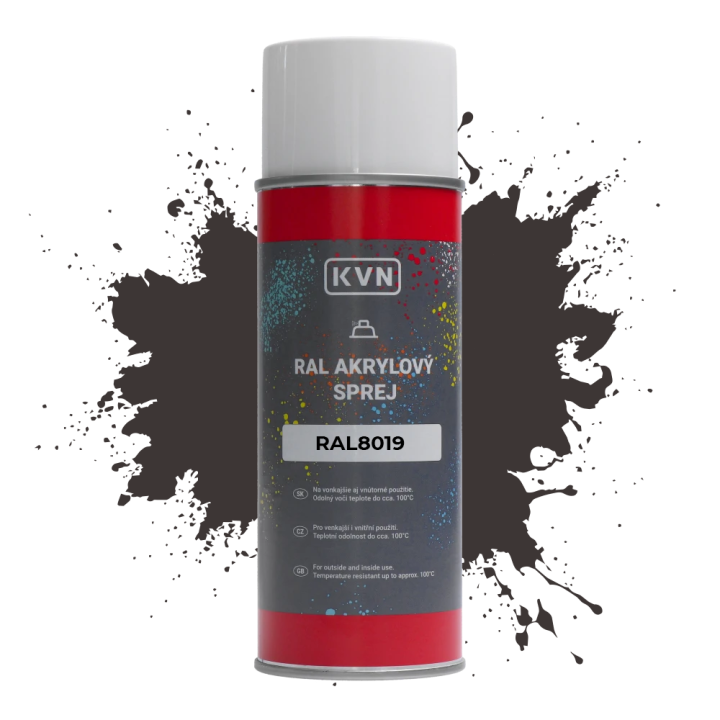 Barva ve spreji - RAL 8019, 400 ml