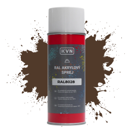 Barva ve spreji - RAL 8028, 400 ml