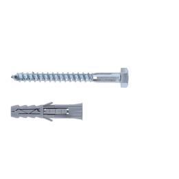 Hmoždinka univerzální14x80 s vrutem 10x180 s 6hr. hlavou SW17