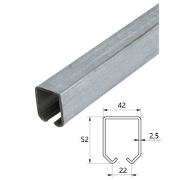 Profil MEDIO 42 x 52 x 2,5 mm