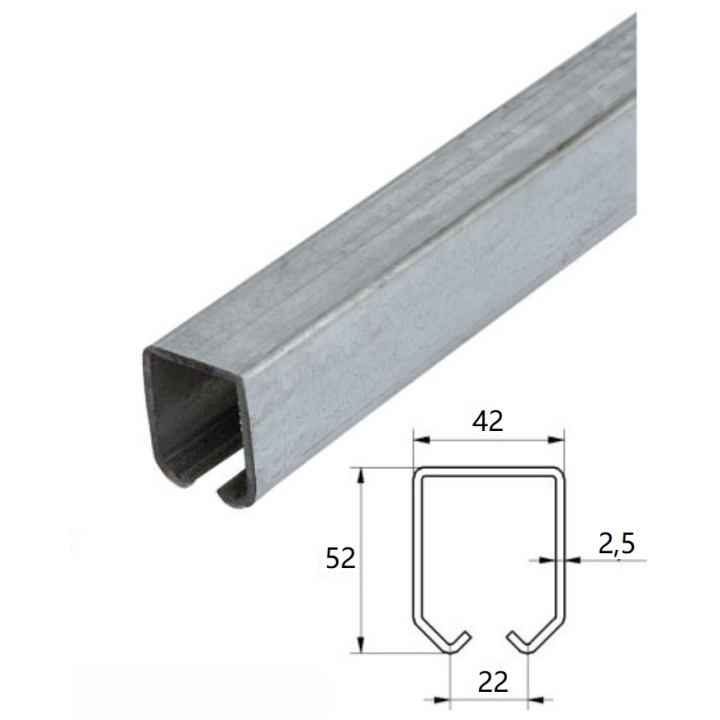 Profil MEDIO 42 x 52 x 2,5 mm