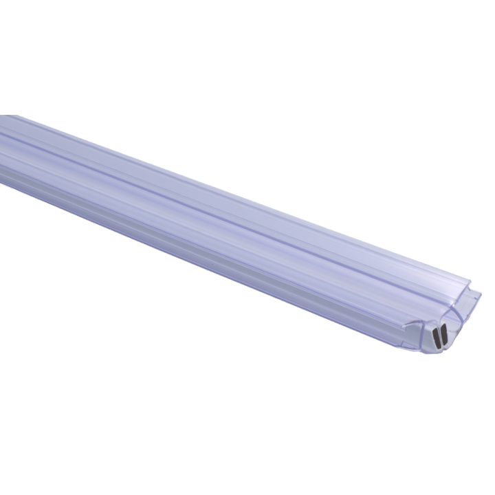 Plastová magnetická těsnění, sklo 10 mm, 135°, L = 2200 mm