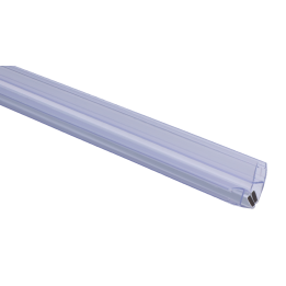 Plastová magnetická těsnění, sklo 10 mm, 90°, L = 2200 mm