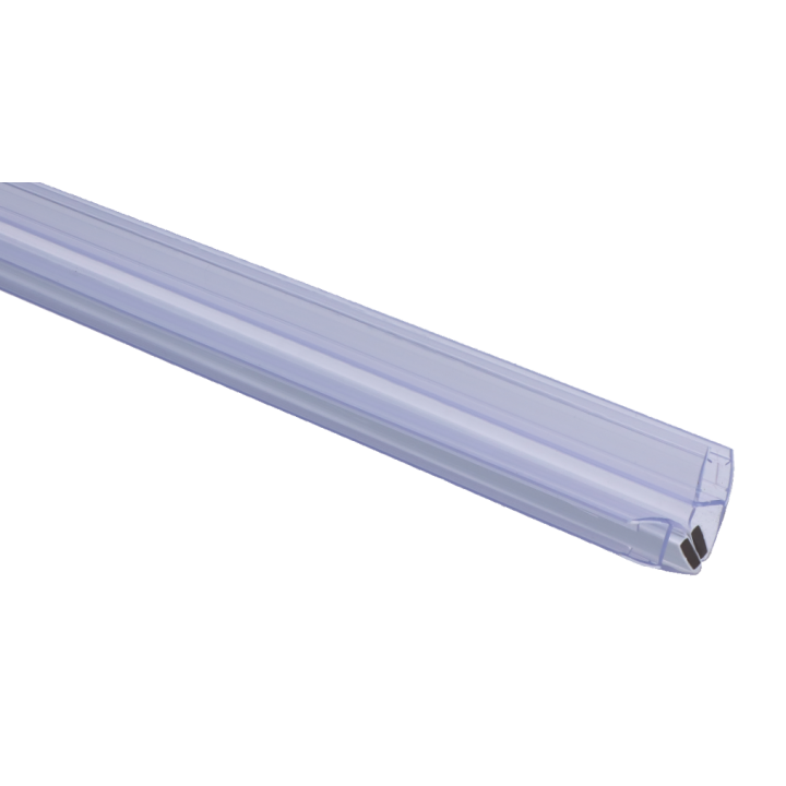 Plastová magnetická těsnění, sklo 10 mm, 90°, L = 2200 mm