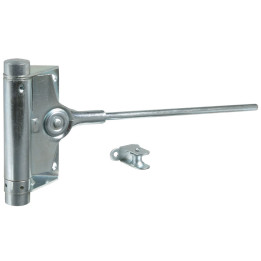 Dverový pružinový zatvárač pozinkovaný H - 75mm, L - 240mm, max. hmotnosť dverí 25kg