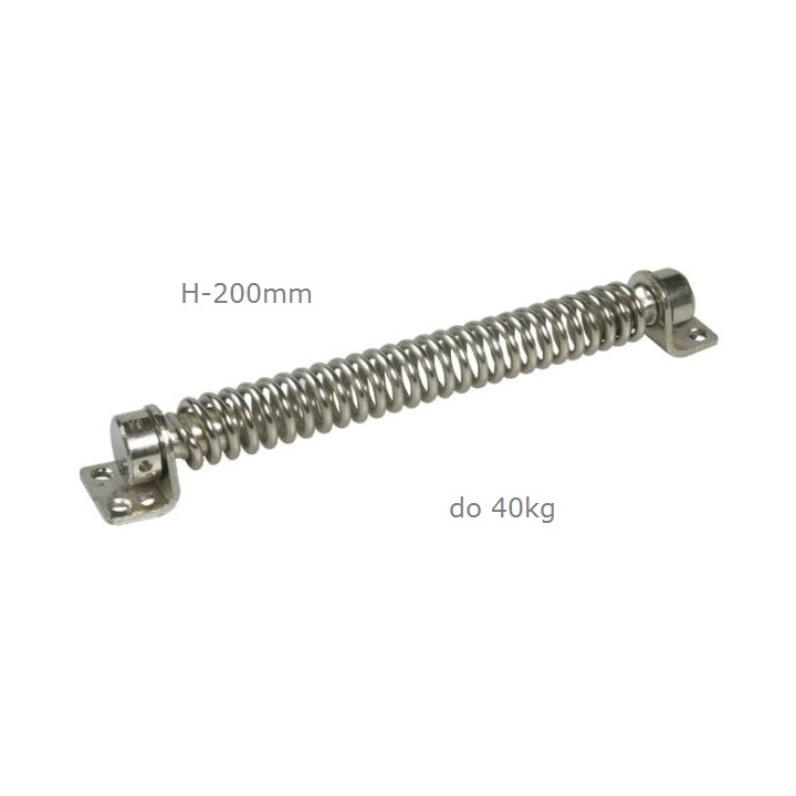 Dverový pružinový zatvárač H - 200mm, max. hmotnosť dverí 40kg