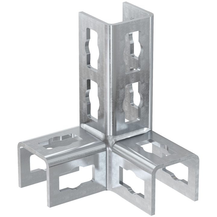 Montážní úhelník 3DR pro profily 41 x 41/41 x 21 mm