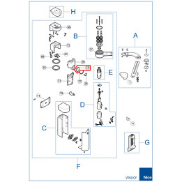 PPD1710R01.4540 Kryt pre WALKY