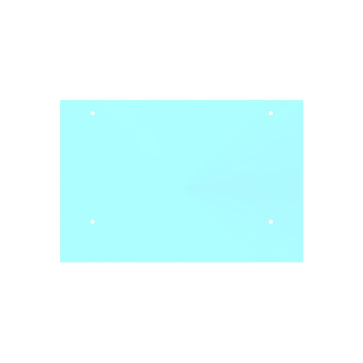 Transparentní ESG/VSG sklo, 1000 x 1500 x 12,76 mm