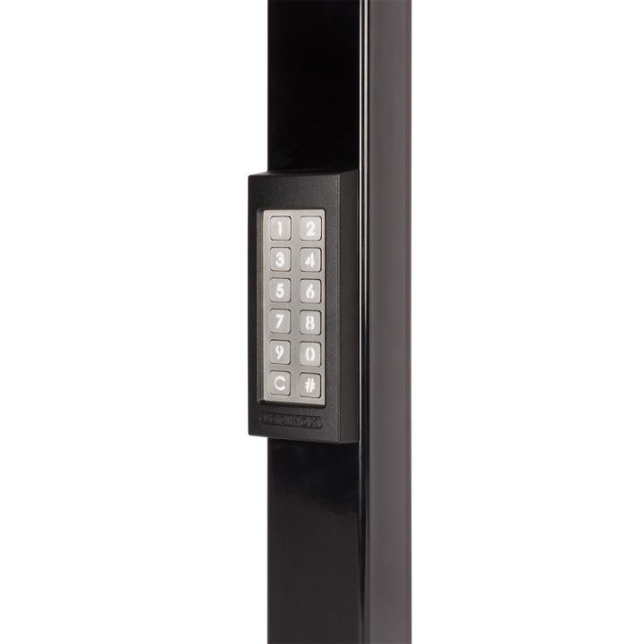 Klávesnice s LED podsvícením pro 100 kódů, RAL 9005