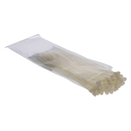 Sťahovacia páska / viazacia páska, natural, 100ks balenie, D:7.6 L:550
