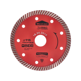 Turbo diamantový kotouč lisovaný za tepla 115 x 2,2 x 22 mm