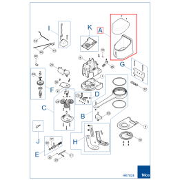 Kryt PRHK01 pro HYKE HK7024 nebo HK7224