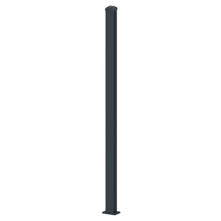 Plotový sloupek 76x76 s patkou