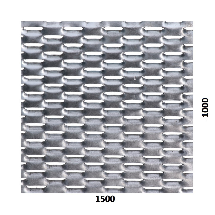 Tahokov z Al, kosočtvercové oko, můstek: 8mm x 2mm