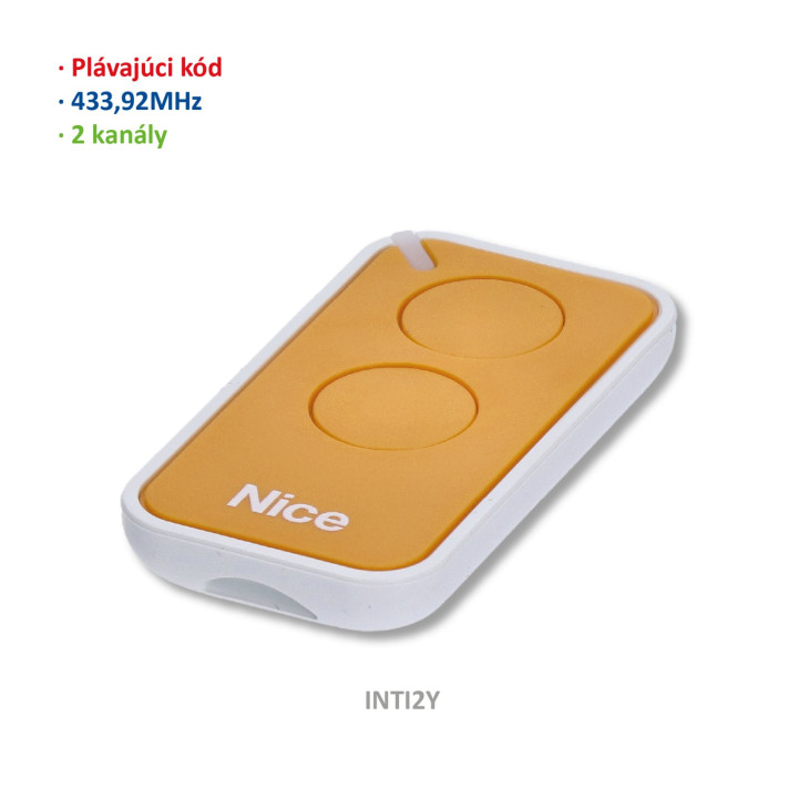 Vysílač ERA 2kanálový 433MHz (plovoucí kód, žlutý)