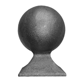 Ozdobná koule L-150 mm, podstavec 100 x 100 mm, dutá