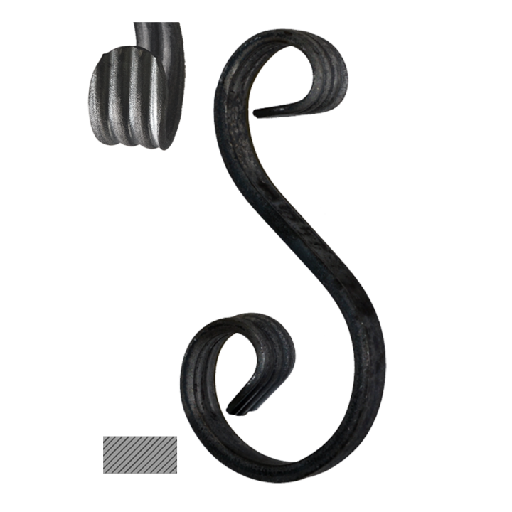Eska 150 x 65 x 45 mm, hladký profil 12 x 6 mm, široké rozkování
