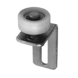 Polyamidové vodicí kolečko s ložiskem ø35mm, úhelník nastavitelný 60x85mm