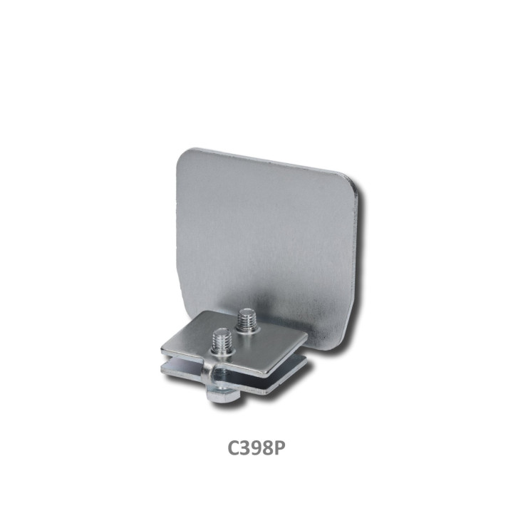Záslepka pro C profil 67x67 mm (pozinkovaná)