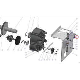 Horní pouzdro šroubu mechanického nastavení MBAR LBAR PPD2098R01.4540