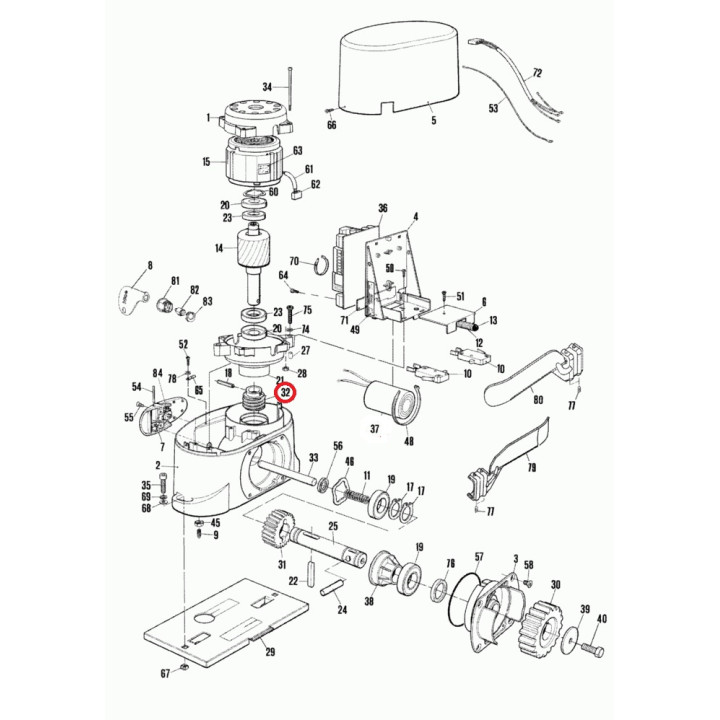 Šnekové kolo pro RO1124 / ROKIT / RO500 (PMDVSF2R10.4610)