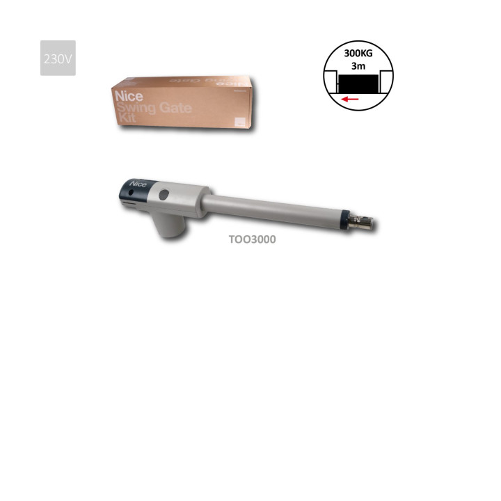 Pohon pro křídlovou bránu do 3 m/křídlo (TOO)