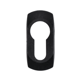 Štítek na vložku 51x24x8,5 mm, černý plast PVC