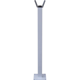 Pevná podpěra pro závory, výška 89,7 cm, RAL7047 (RAL7047)
