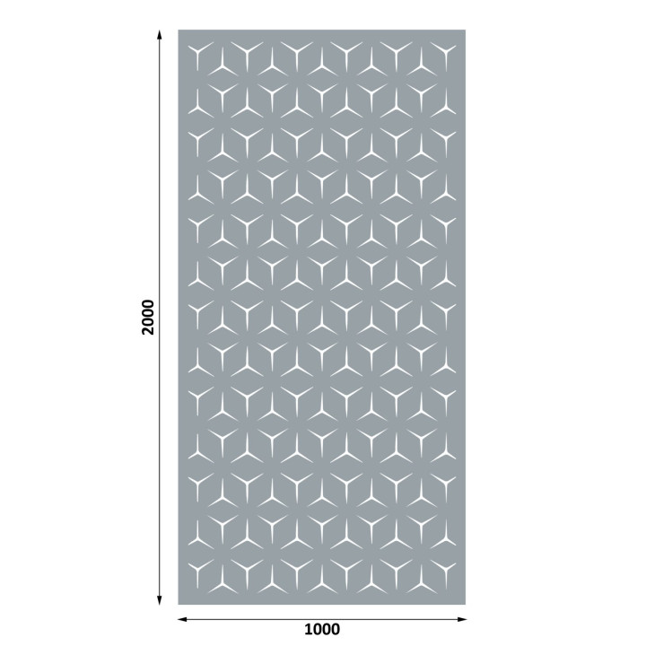 Plech AL, vzor 9131, 1000x2000x3,0 mm, bez povrchové úpravy