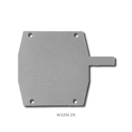 Záslepka pro C profil 95 x 100 mm (pozink)