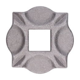 Patka 100 x 100 mm, otvor 30 x 30 mm, bez povrchové úpravy
