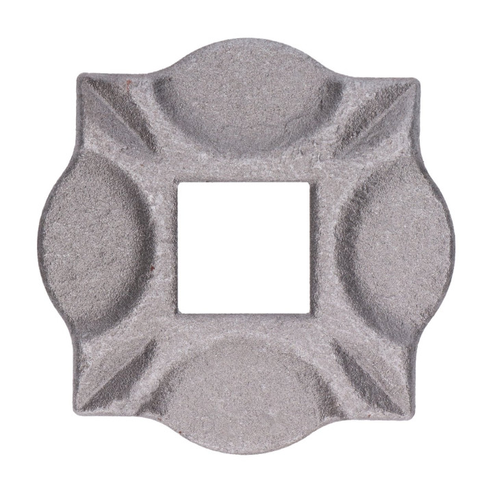 Patka 100 x 100 mm, otvor 30 x 30 mm, bez povrchové úpravy