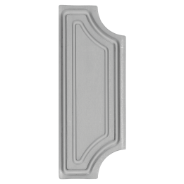 Štítek na dveře bez otvoru, H 280 x L 110 mm, tl. 3 mm