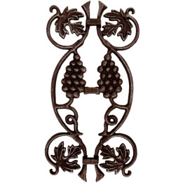 Kovářský ornament H 370 x L 190 mm, 14 x 14 mm
