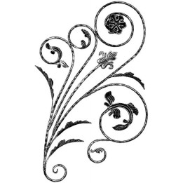 Kovářský ornament H 1080 x L 600 mm, 12 mm